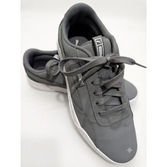 Puma Other - Puma Caracal Mens Sneakers Castlerock Gray White Low Top Shoes Size 10.5